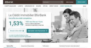 Crédit immobilier BforBank